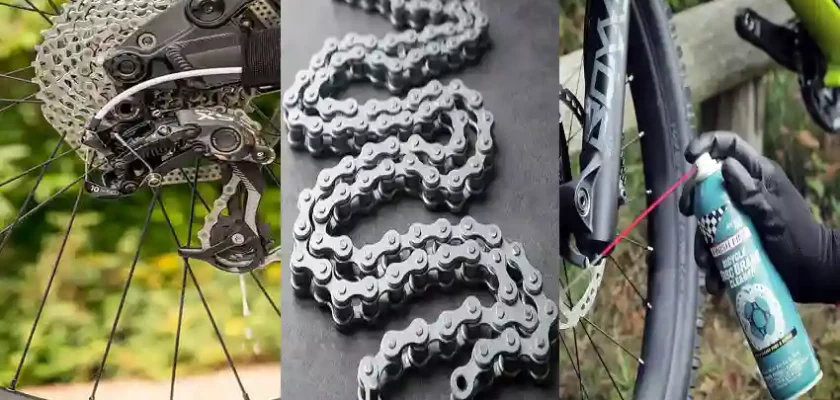 cleaning mountain bike chain