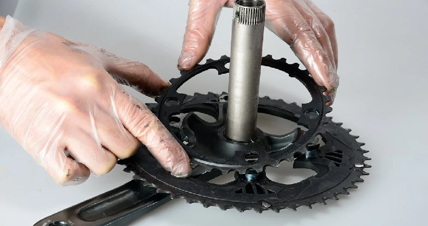 Changing discount a crankset